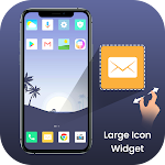 Cover Image of Tải xuống Large Icons Widget - Big Icon  APK