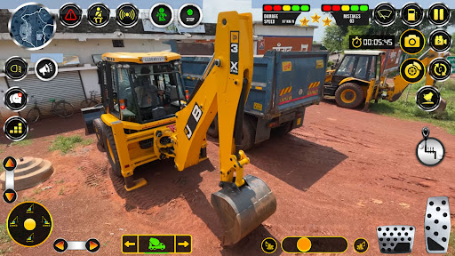 Android application Snow Excavator Construction 3D screenshort
