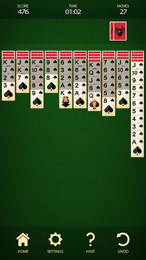 Spider Solitaire - Free Card Game screenshots 2