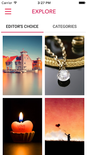 Android application HD Wallpapers screenshort