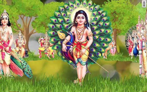 4D Lord Murugan Live Wallpaper Screen 2