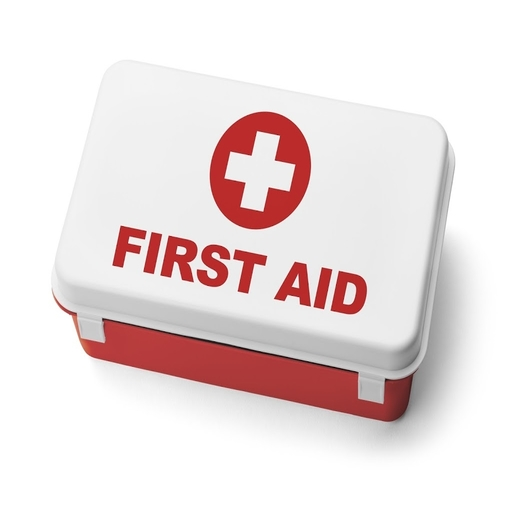 First Aid Kit: First Aid and E logo