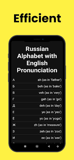 Android application Russian Alphabets screenshort