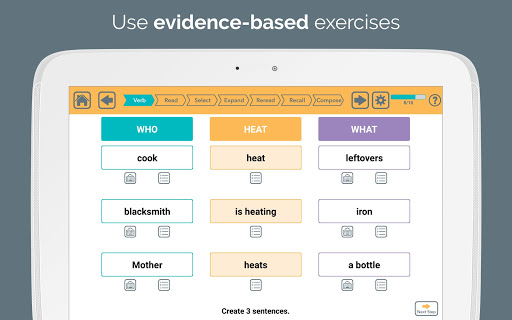 Screenshot of Advanced Language Therapy