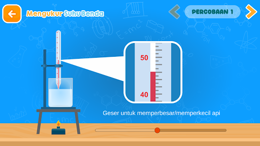 Virtual Lab Suhu dan Kalor Screen 3