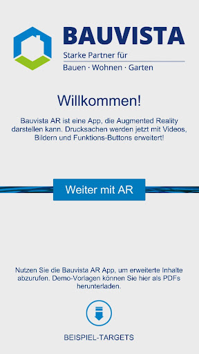 Android application BAUVISTA AR screenshort