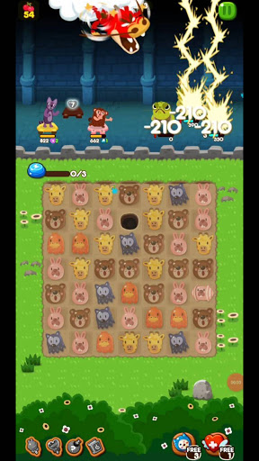 Line ポコポコ うさぎのポコタとクローバーやチェリーを集めろ ダンジョンでも遊べる無料パズル Overview Google Play Store Japan