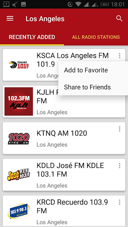 Los Angeles Radio Stations - 7.6.4 - (Android)