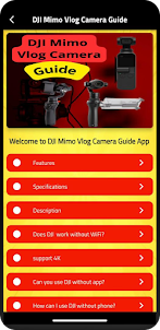 DJI Mimo Vlog Camera Guide