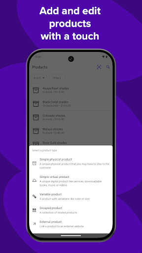 Screenshot of WooCommerce