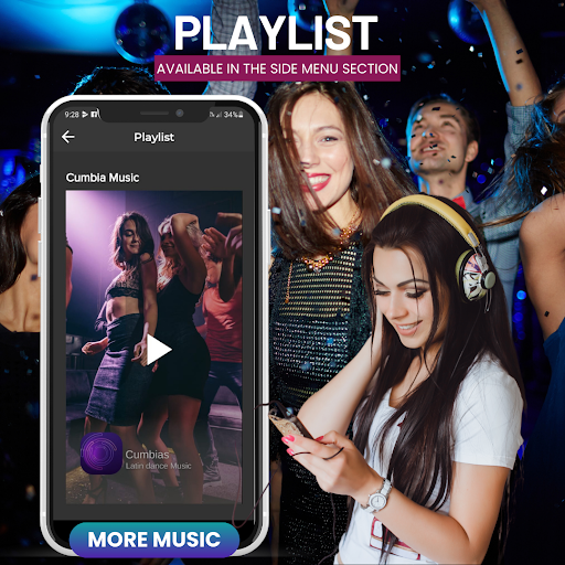 Screenshot of Latino Music - Cumbias
