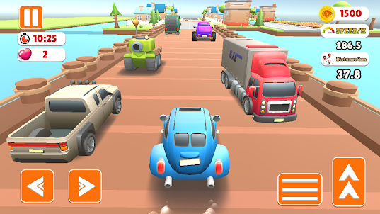 Kid Cars Highway Traffic Race