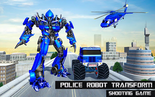US Police Monster Truck Robot screenshots 21