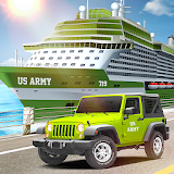 US Army Car Transport: Cruise Ship Simulator Games icon
