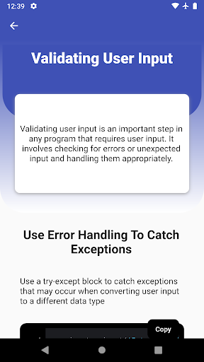 PyLearner Screen 3