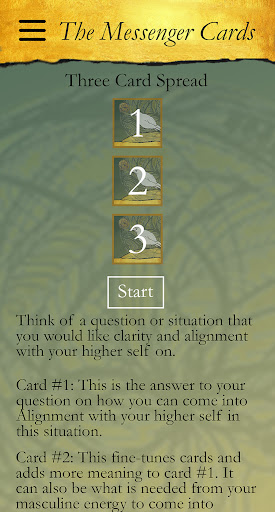 The Messenger Cards Screen 3