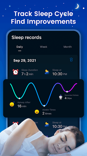 Sleep Monitor: Sleep Recorder &Sleep Cycle Tracker v1.7.4.1 screenshots 4