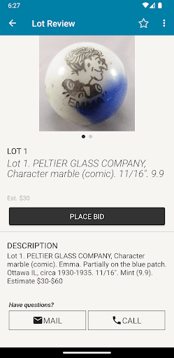 Blocks Marble Auctions Screen 3