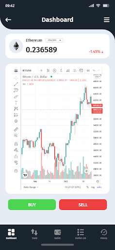 Venice Swap: Buy Crypto Screen 2