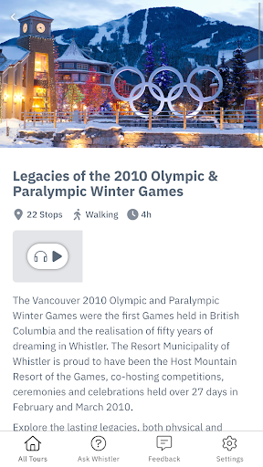 Go Whistler Tours Screen 2