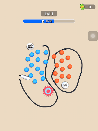 Android application Ball n Rope screenshort