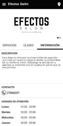 EFECTOS Salon Screen 3