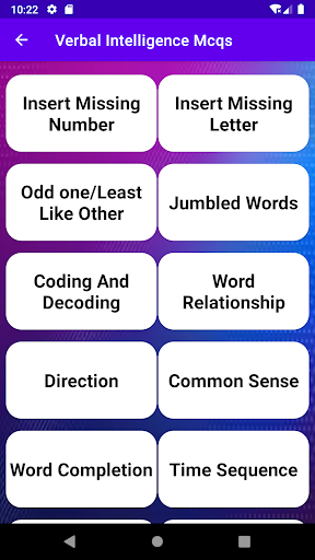 Intelligence Mcqs Test Screen 2