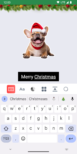 Christmas Dogs WASticker Screen 3