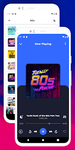 Screenshot 8 80s Music Radio - Retro Songs android