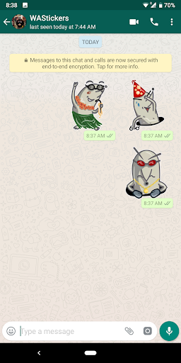 Mole stickers for WhatsApp Screen 3