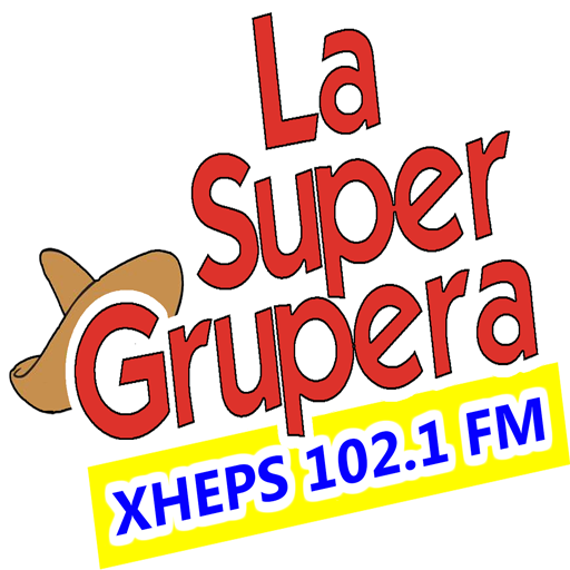 La súper Grupera 102.1 FM logo