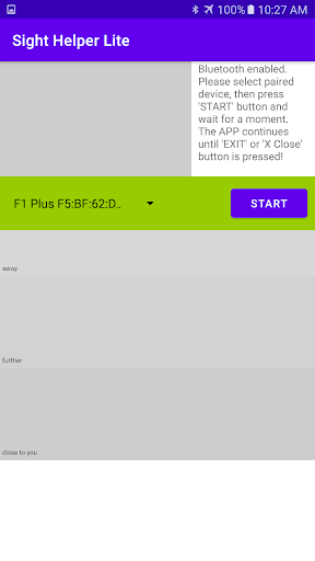 Android application Sight Helper Lite screenshort