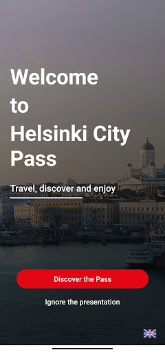 Android application Helsinki City Pass screenshort