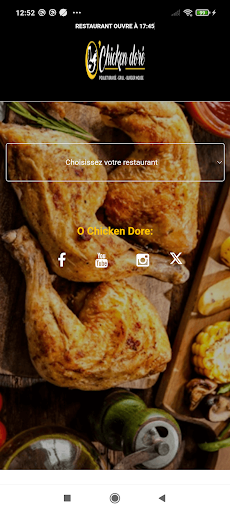 Android application O CHICKEN DORE screenshort