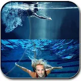 Under water swimming tips icon