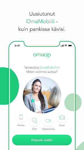 Android application OmaMobiili screenshort