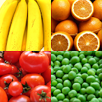 Cover Image of Descargar Frutas y Verduras, Nueces y Bayas: Picture-Quiz  APK