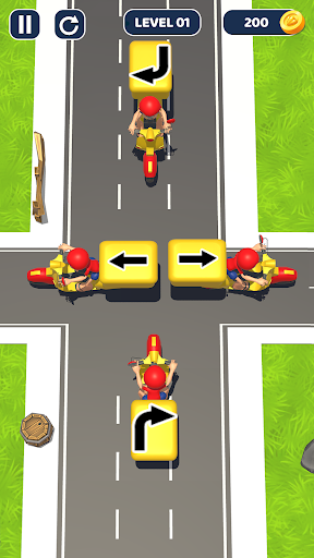 Android application Escape Traffic Delivery Rider screenshort