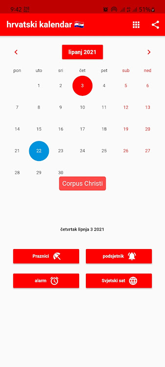 Hrvatski kalendar 2024 - 6.6.63 - (Android)
