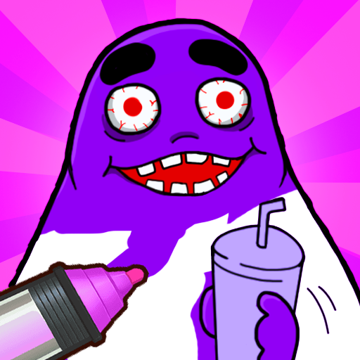 Grimace Shake Coloring Book