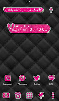 screenshot of Black x Pink Theme