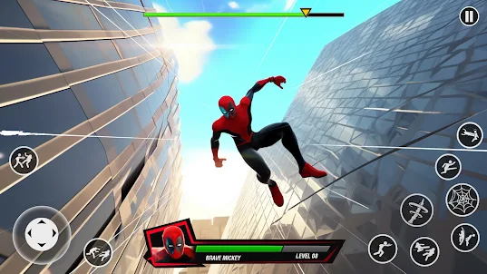 Spider Fighter Crime Hero Game