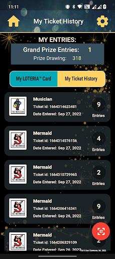 LOTERIA™ Bonus Night 3D Screen 3