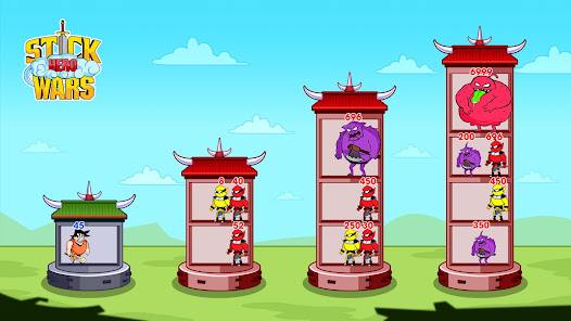 Screenshot 6 Stick Hero Wars: Dragon Tower android