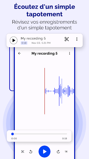 Enregistreur vocal - Notes Capture d'Écran de l'Application Android 4