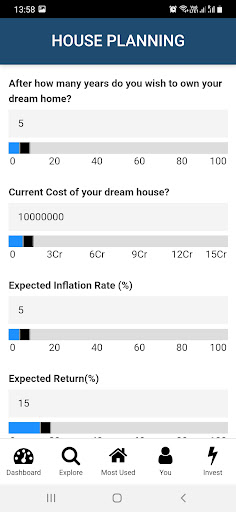 Sahu Investments Screen 2