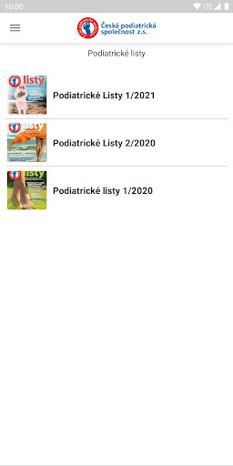 Česká podiatrická společnost Screen 3