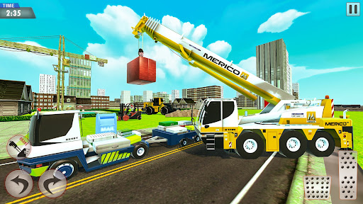 Android application Construction Games Drive Crane screenshort
