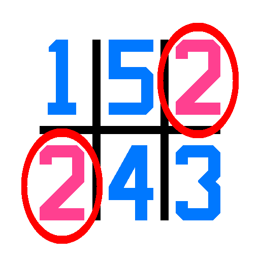 Find the same number logo
