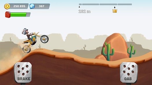 Mountain Bike Hill Climb Race: Real 2D Arcade Dirt Racing Games